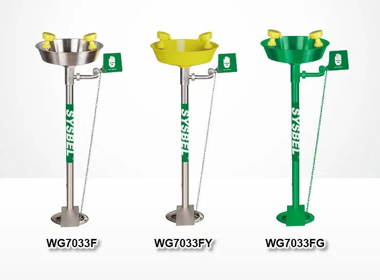 Vertical Emergency Eyewash Station