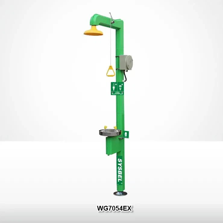 Explosion-proof electric heating emergency eyewash shower